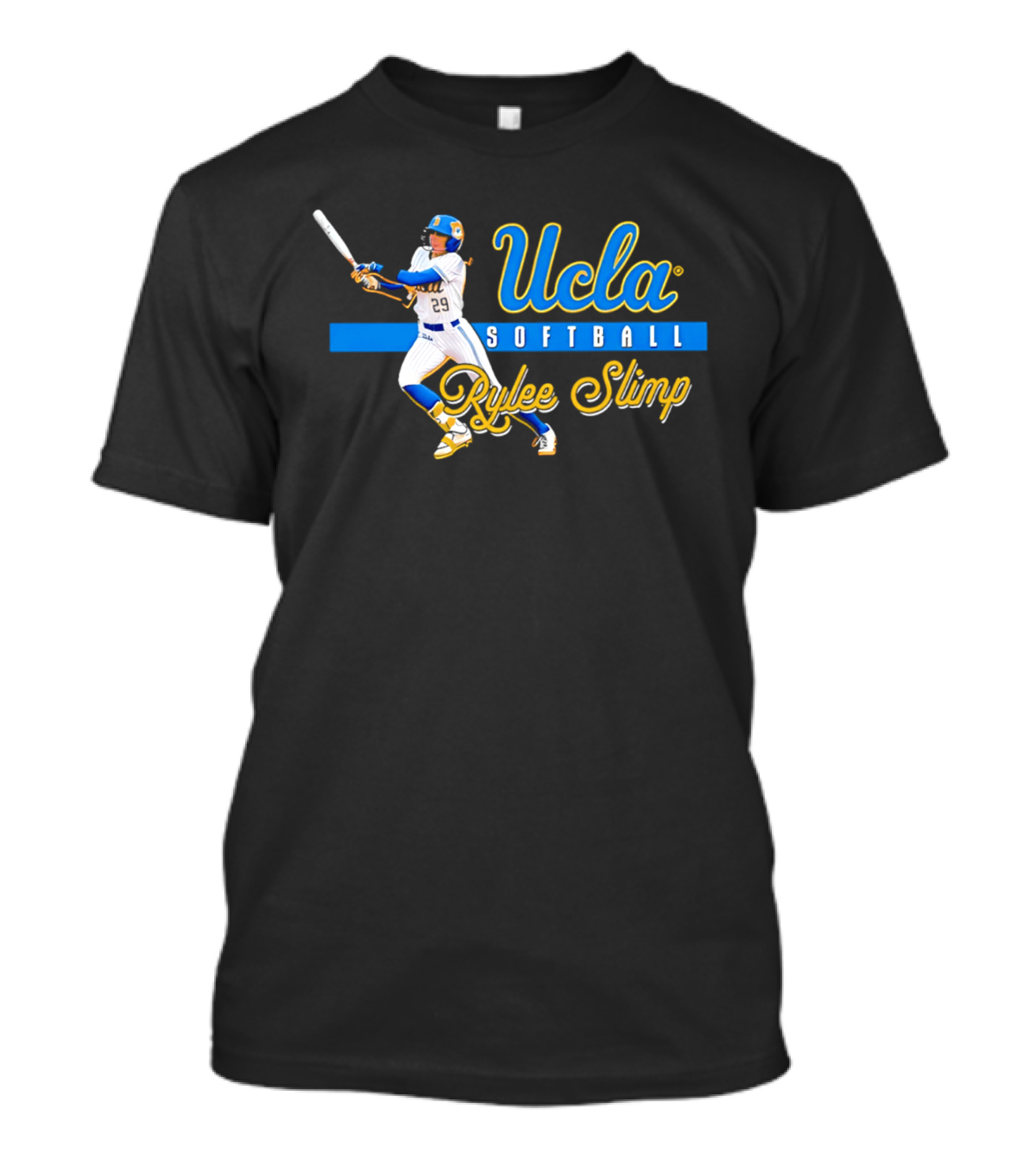 UCLA Softball Rylee Slimp Player Action T-Shirt