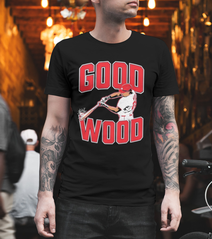 Washington Baseball James Wood Good Wood Slugger Swing T-Shirt