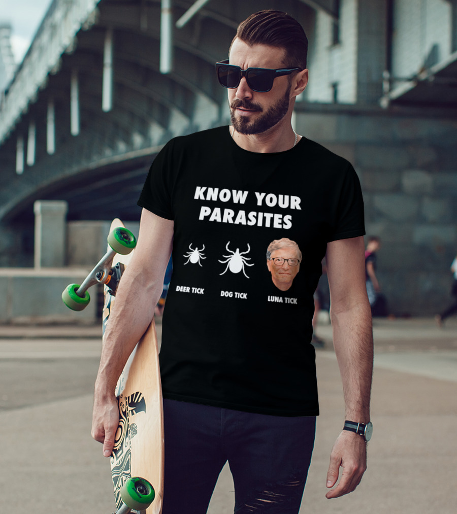 Know Your Parasites Deer Tick Dog Tick Luna Tick T-Shirt