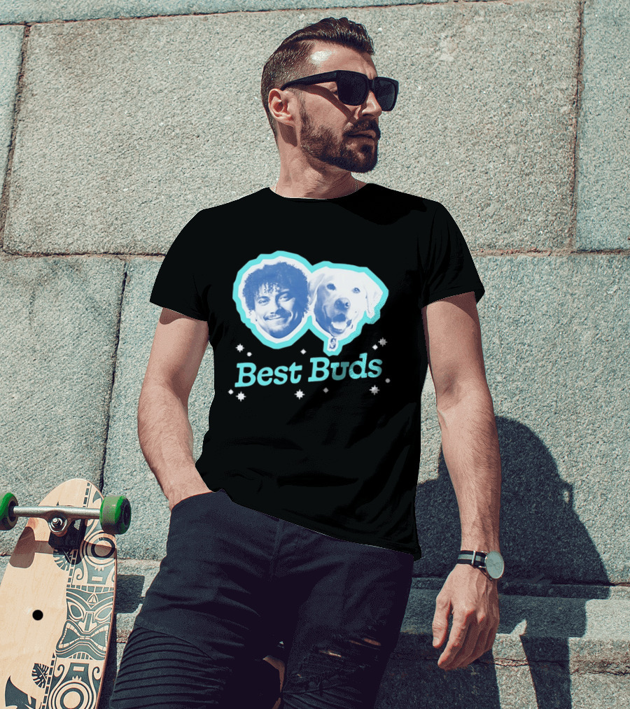 J P Crawford Seattle Mariners Baseball Best Buds T-Shirt