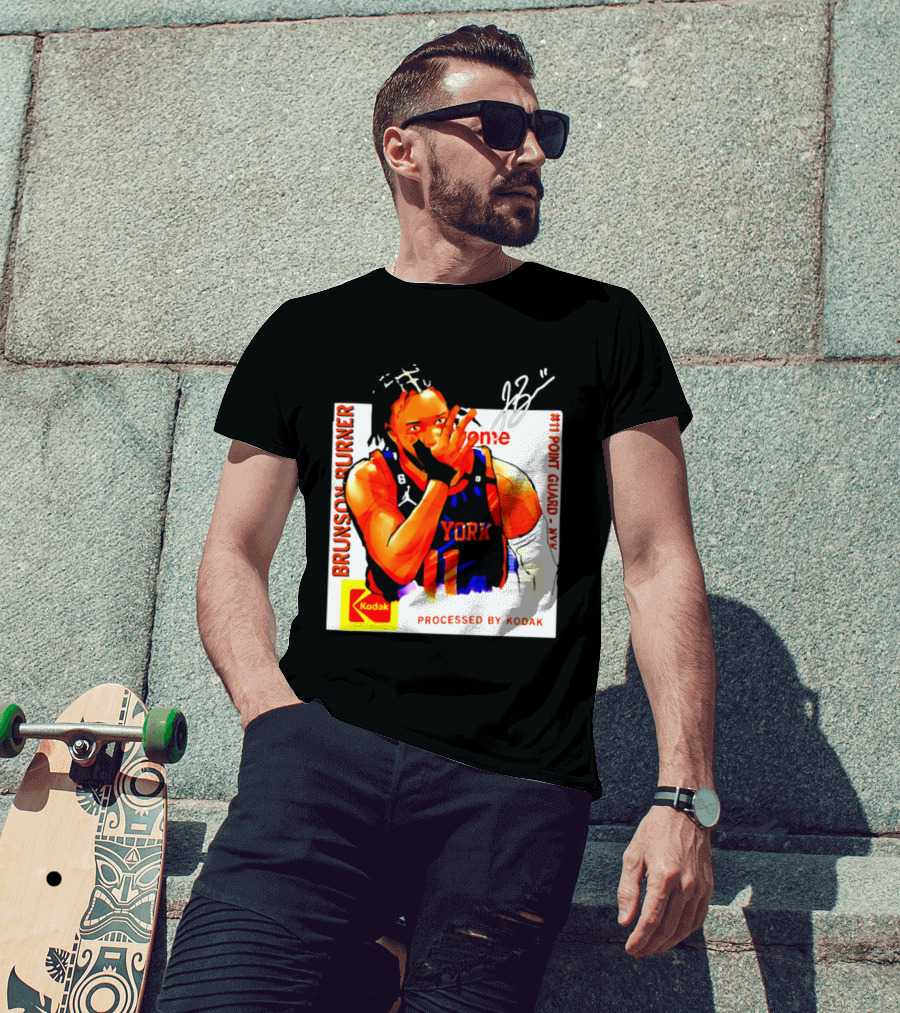 Jalen Brunson Burner New York Kodak #11 Point Guard NYY T-Shirt