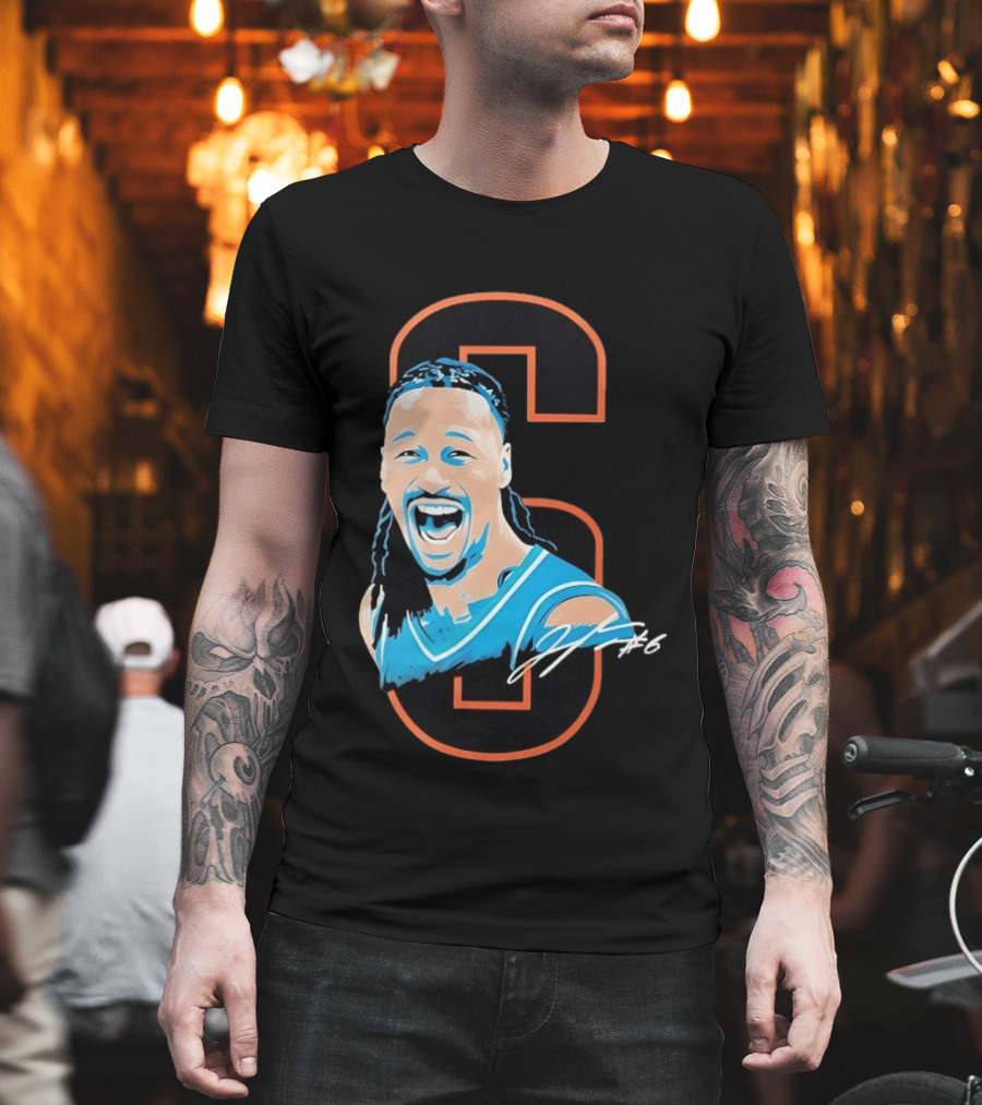 Jaylin Williams Number 6 Oklahoma City Thunder Basketball Signature T-Shirt