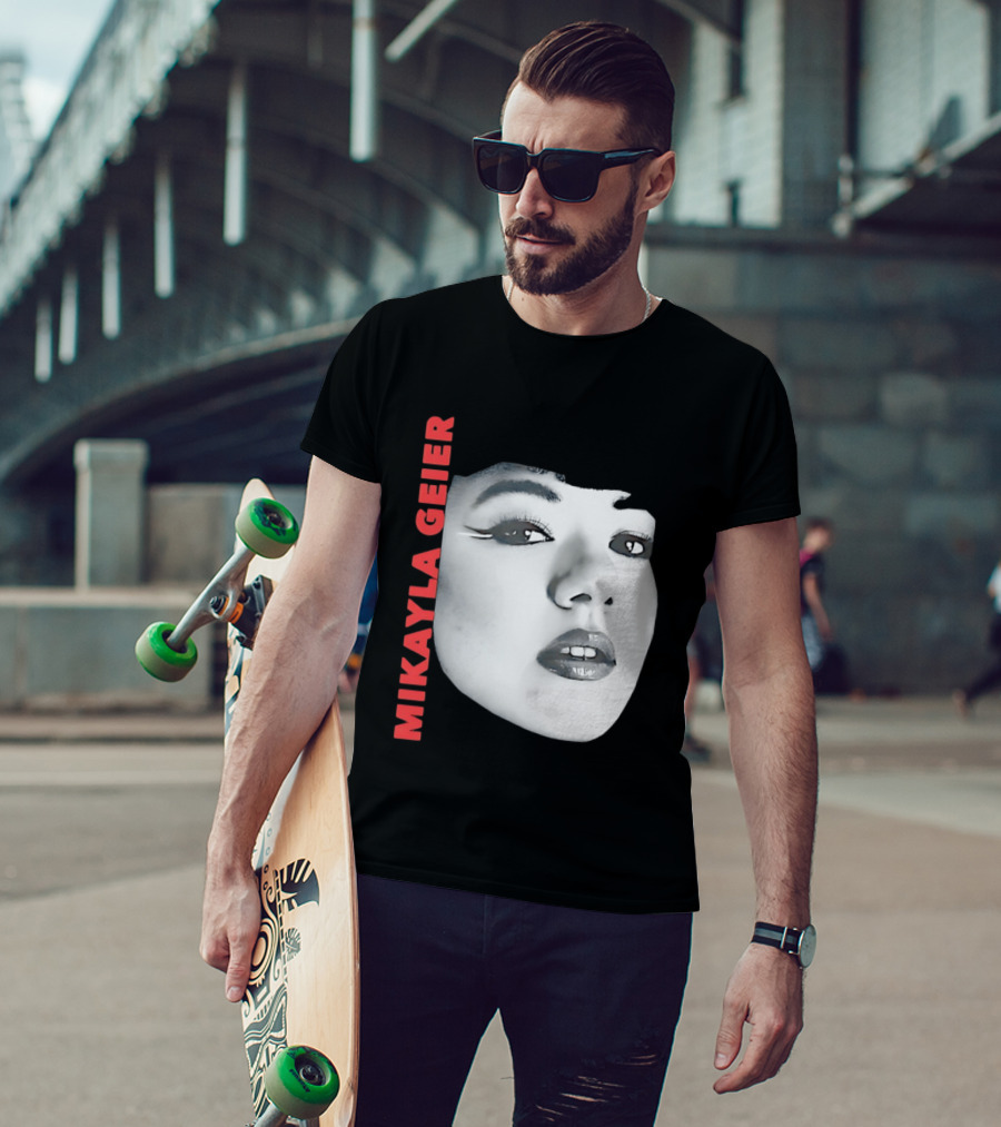 Mikayla Geier UK Tour Bold Monochrome T-Shirt