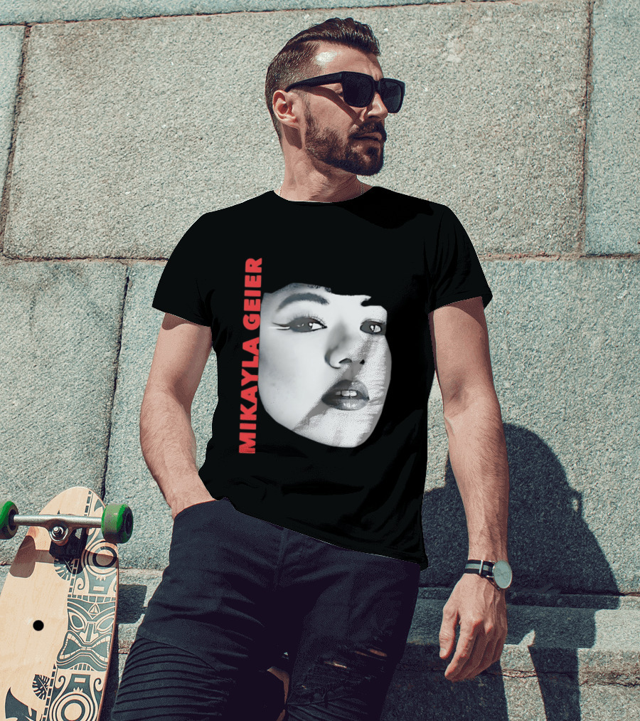 Mikayla Geier UK Tour Bold Monochrome T-Shirt