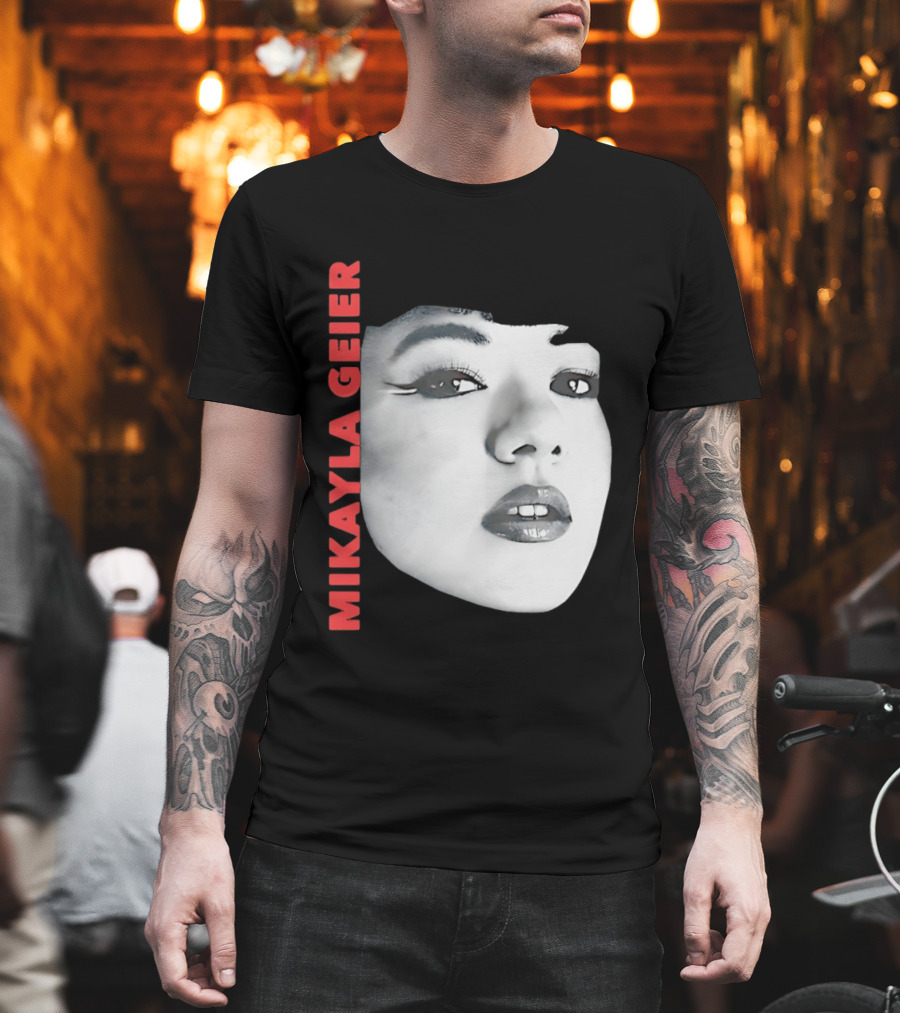 Mikayla Geier UK Tour Bold Monochrome T-Shirt
