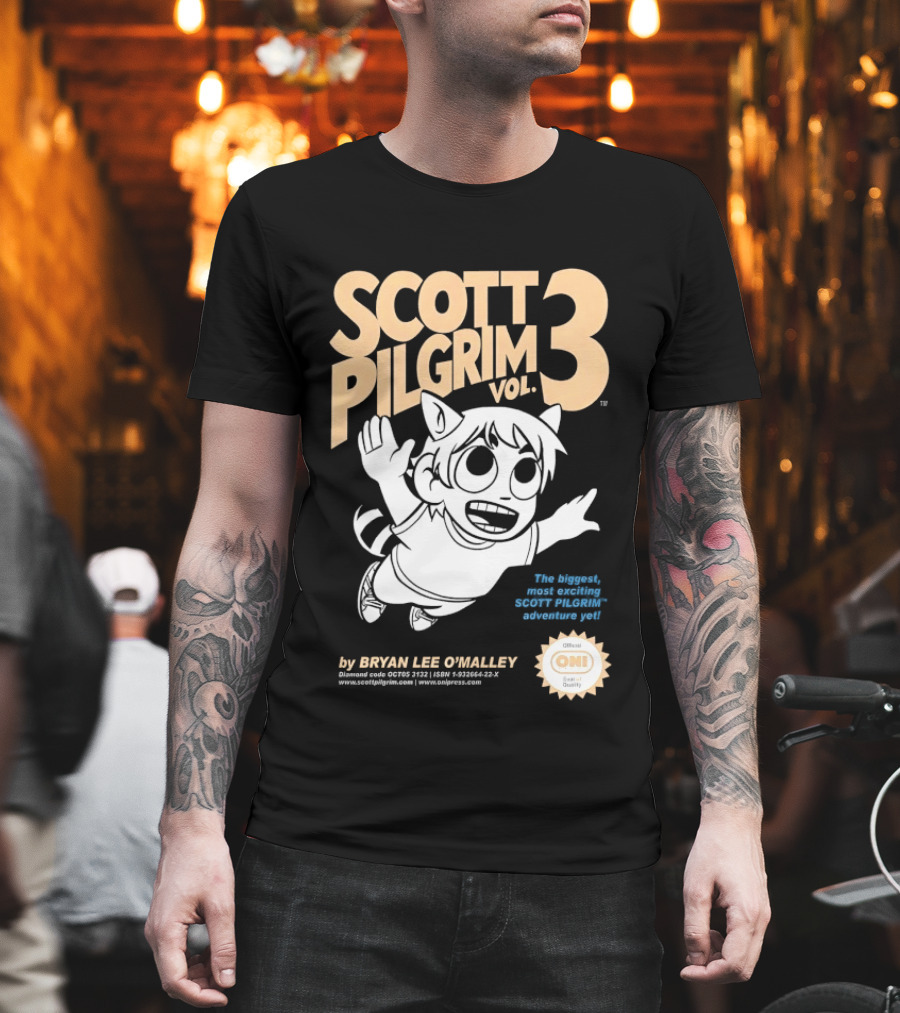 Scott Pilgrim Vol 3 Scott Pilgrim And The Infinite Adventure You By Bryan Lee O'Malley Oni T-Shirt