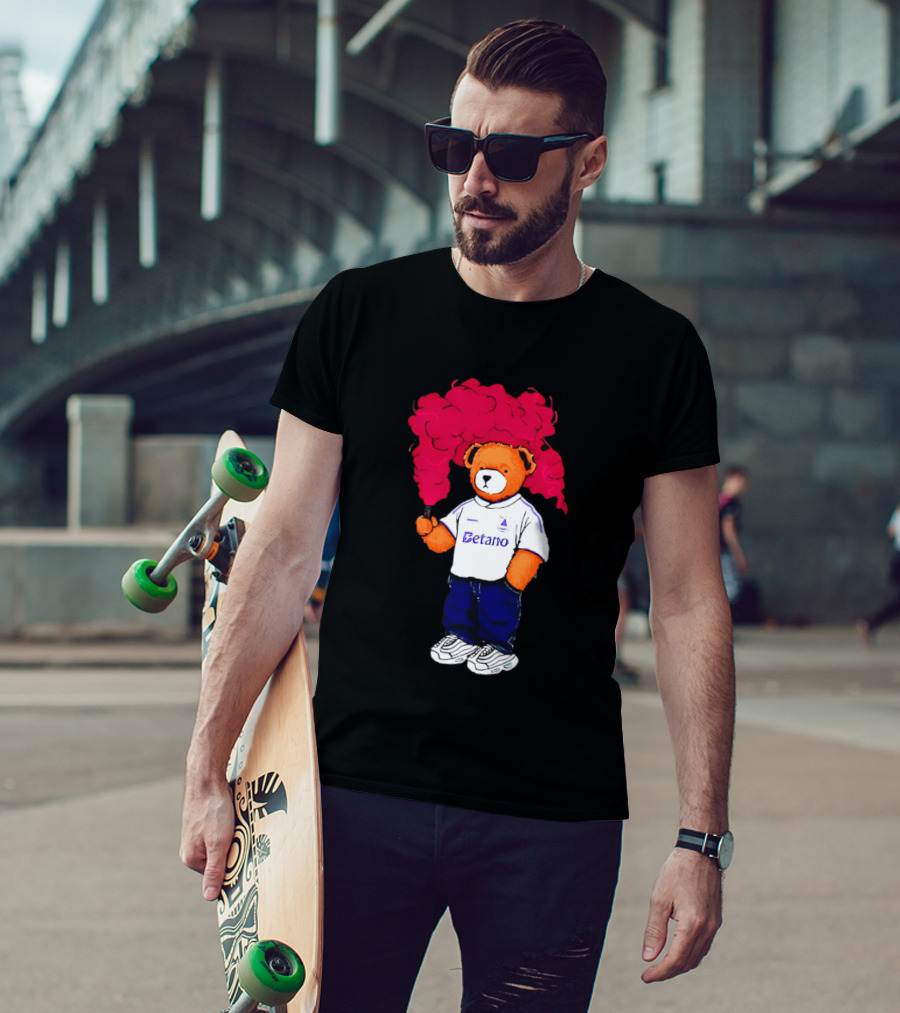 Betano FC Pickles Bears Character Holding Red Smoke T-Shirt