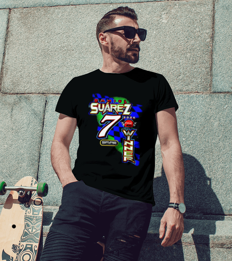 Daniel Suarez NASCAR Coca Cola Number 7 Winner 2026 T-Shirt