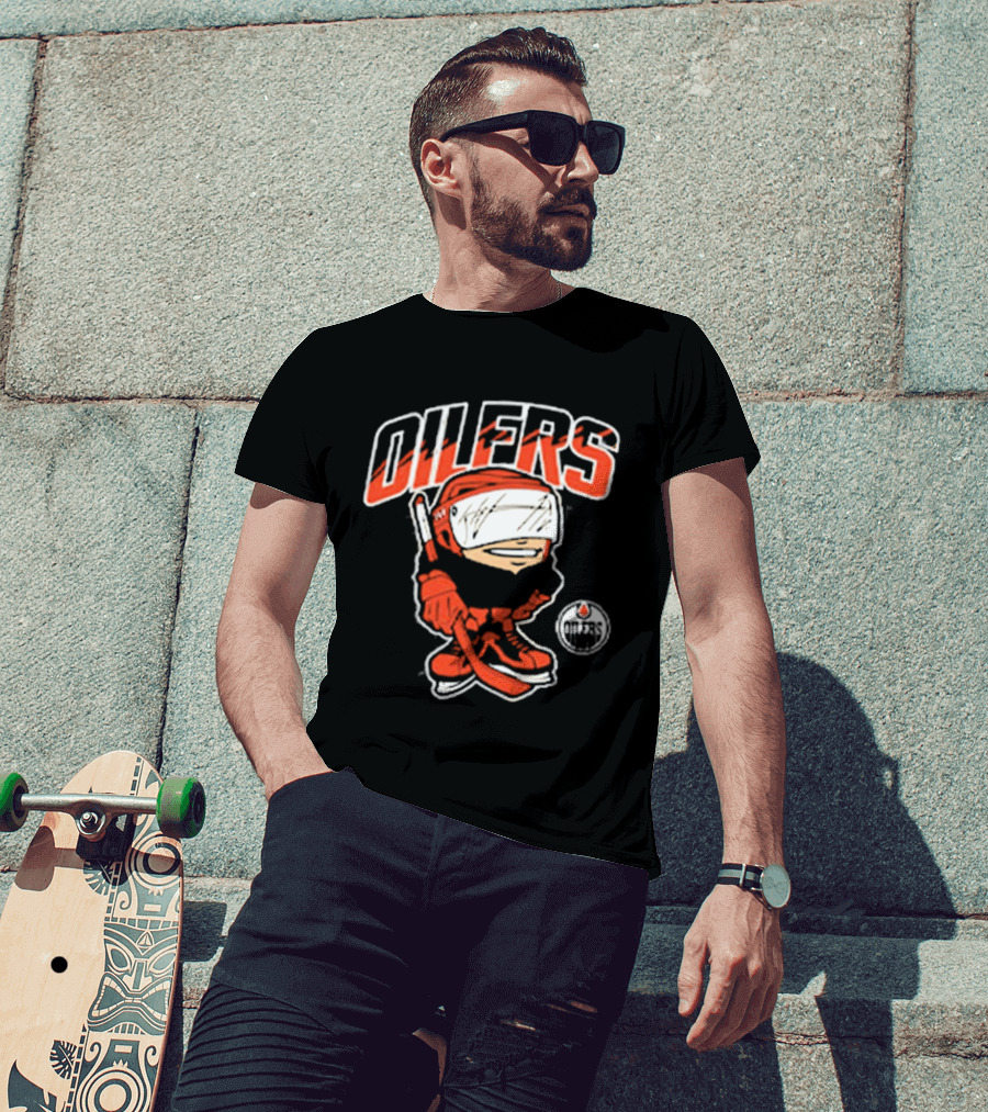 Edmonton Oilers Infant Tough Guy Hockey Player T-Shirt