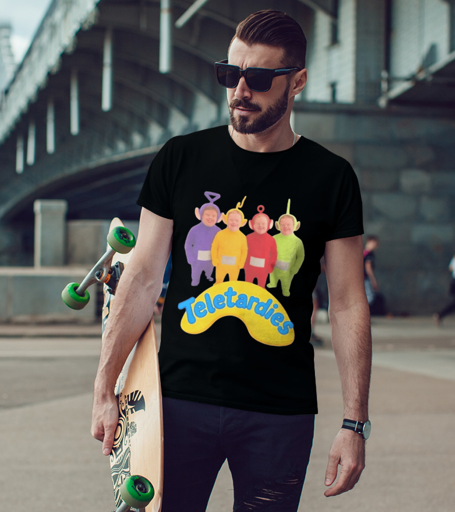 Teletardies Costume Characters Parody With Four T-Shirt