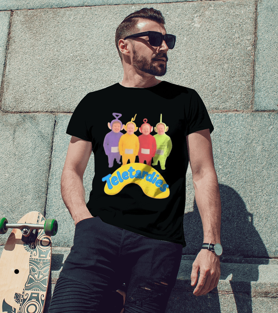 Teletardies Costume Characters Parody With Four T-Shirt