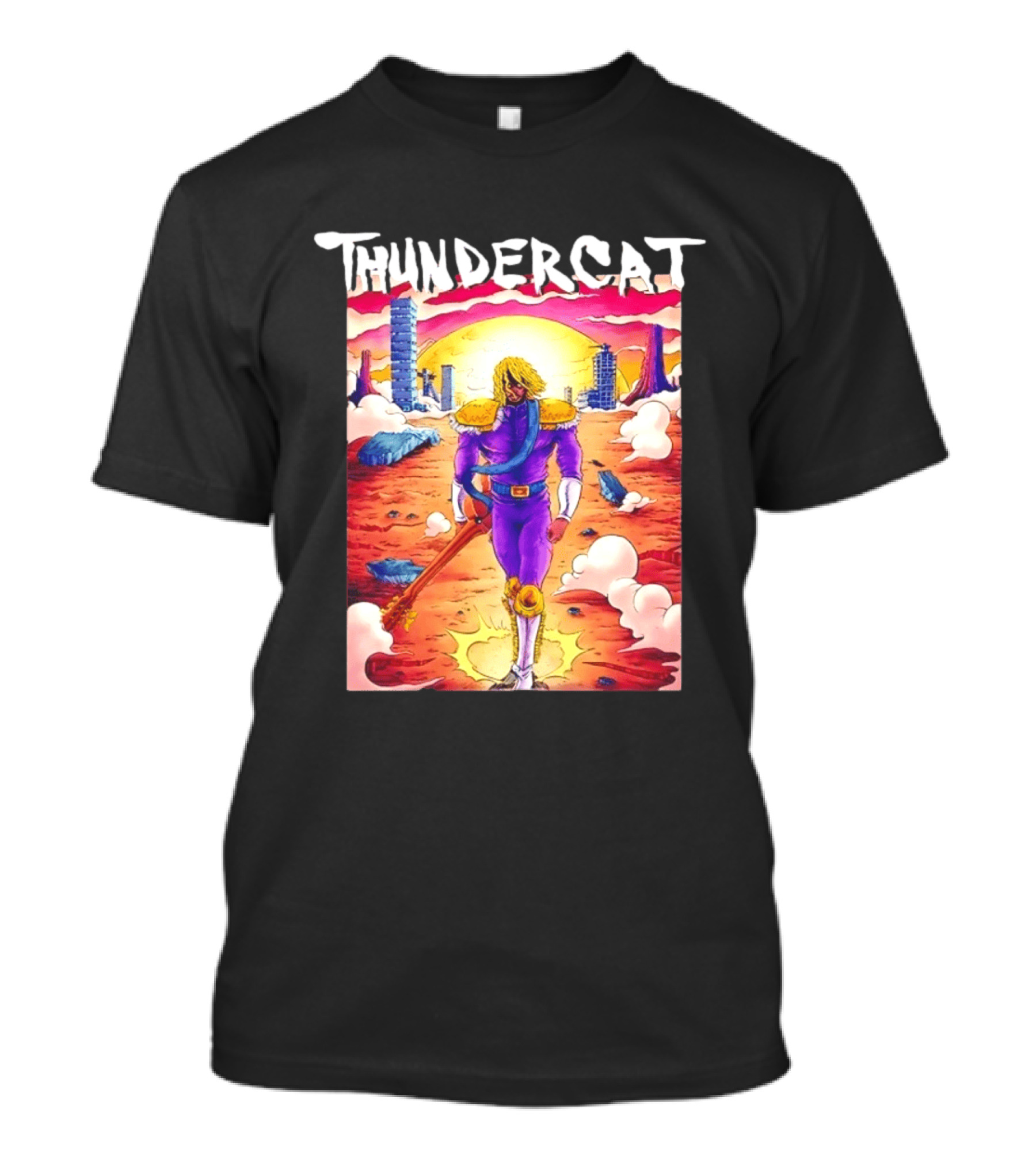 Thundercat It Is What It Is Tour 2021 Futuristic Warrior Desert Scene T-Shirt