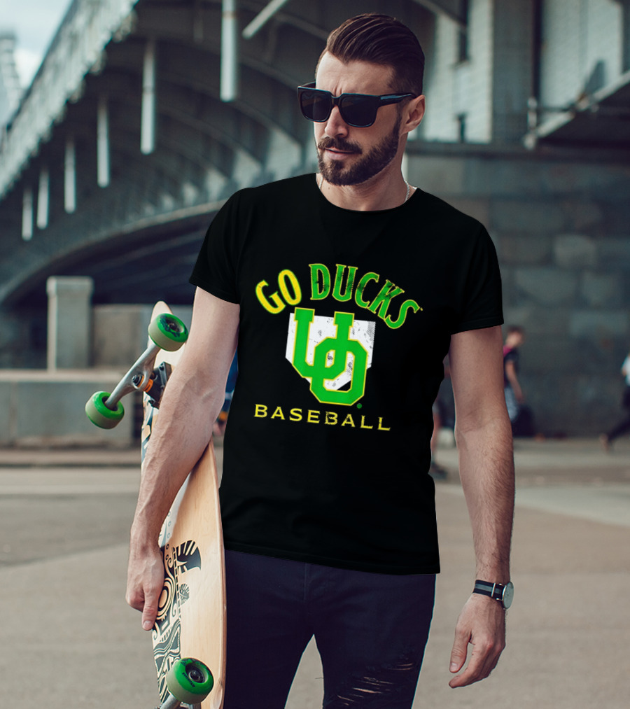 Go Ducks UO Oregon Baseball T-Shirt