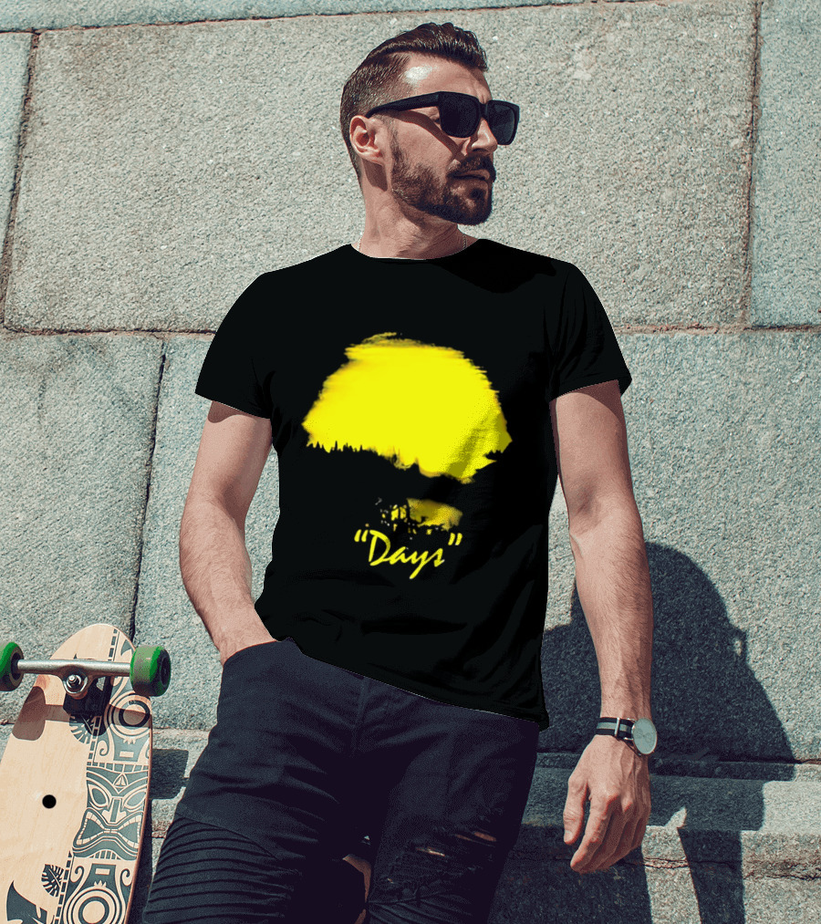 Welcome To Yellow "Days" Bright Sunshine Paintstroke T-Shirt