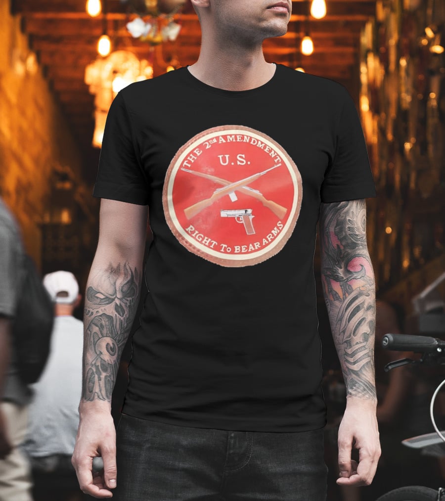The 2nd Amendment U.S. Right To Bear Arms Rifles Pistol T-Shirt