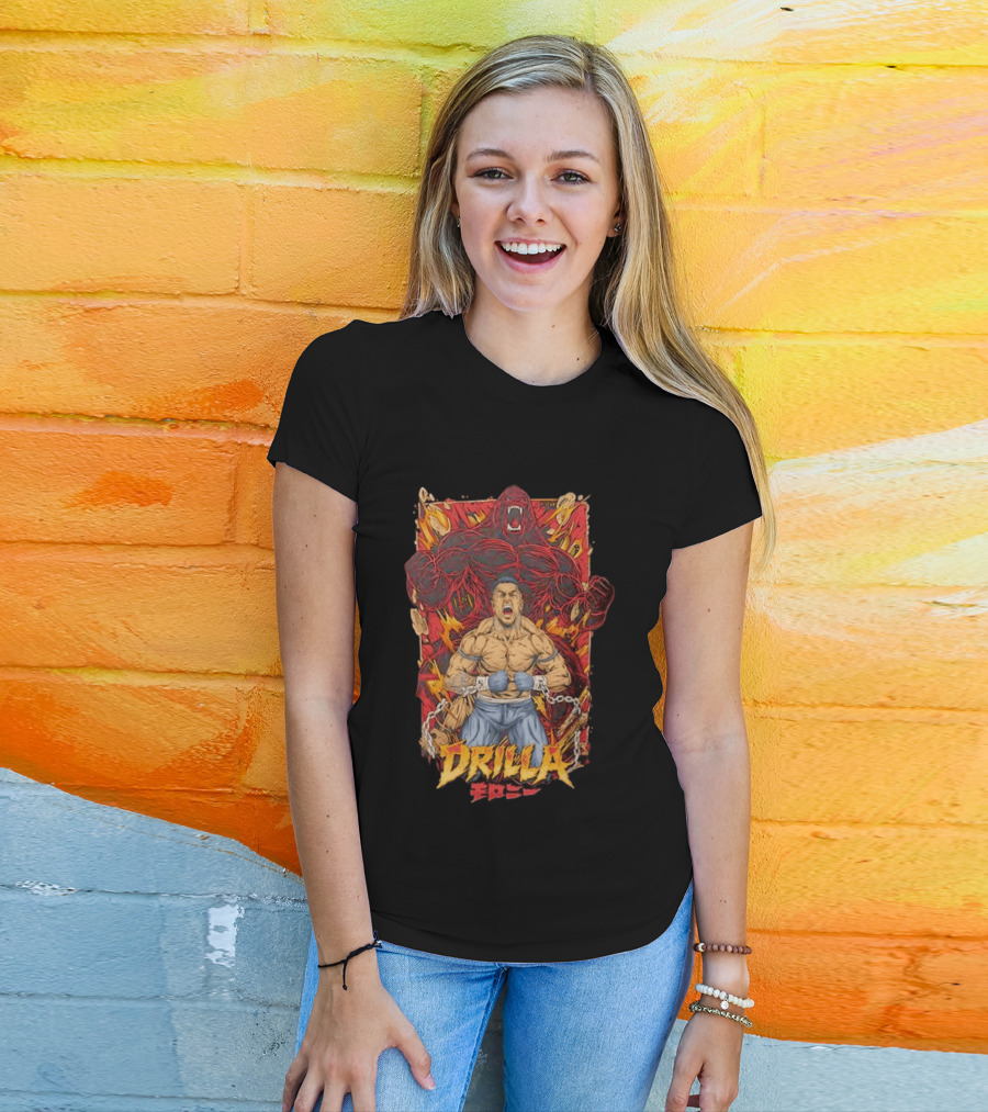 Drilla Gorilla Anthony Taylor Boxing MMA Warrior Explosion T-Shirt