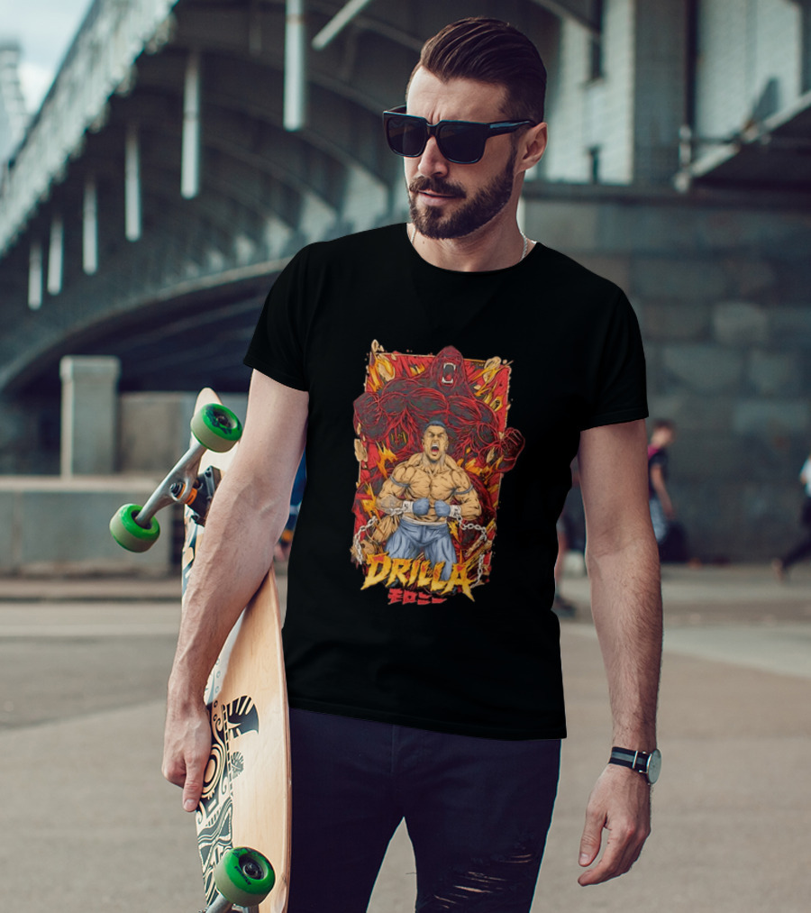 Drilla Gorilla Anthony Taylor Boxing MMA Warrior Explosion T-Shirt