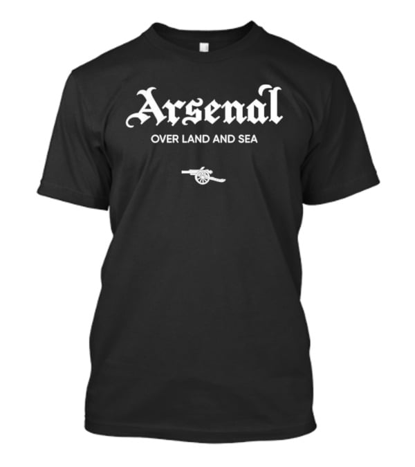 Arsenal Over Land And Sea Cannon Club Supporters T-Shirt