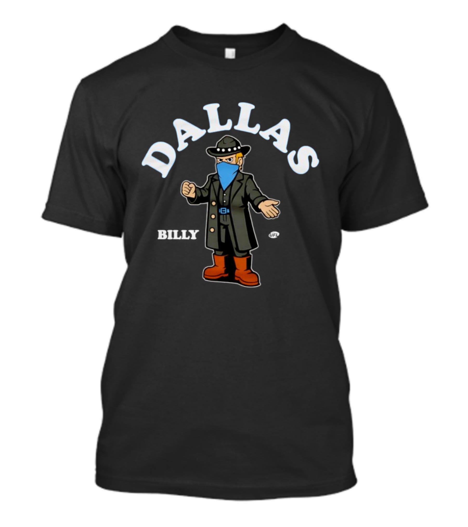 Dallas Renegades Billy Arlington UFL Cowboy T-Shirt