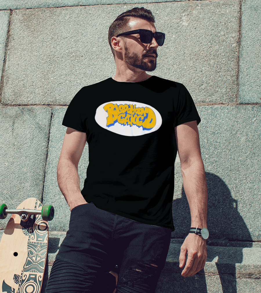 Bloodhound Gang Bold Yellow And Blue T-Shirt