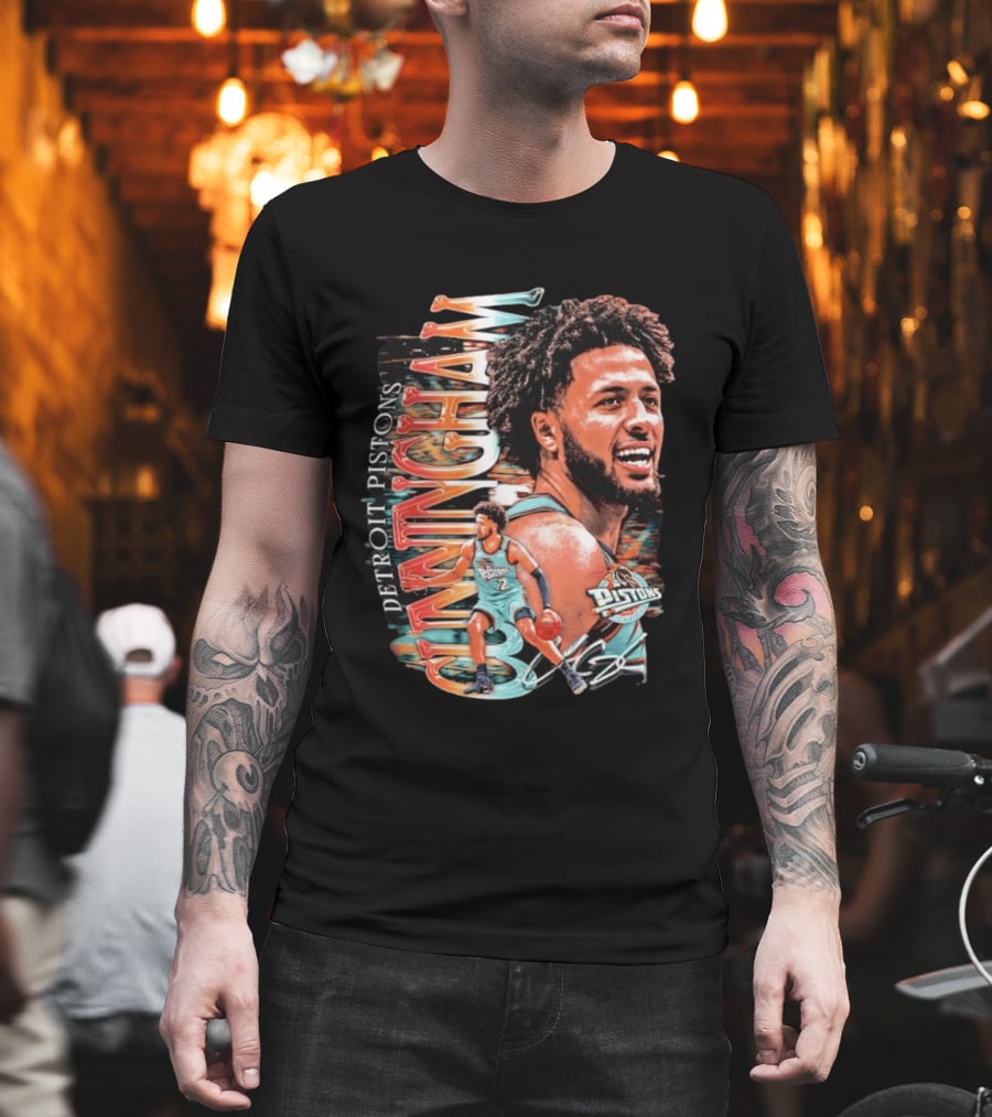Cade Cunningham Detroit Pistons CUNNINGHAM Pistons T-Shirt