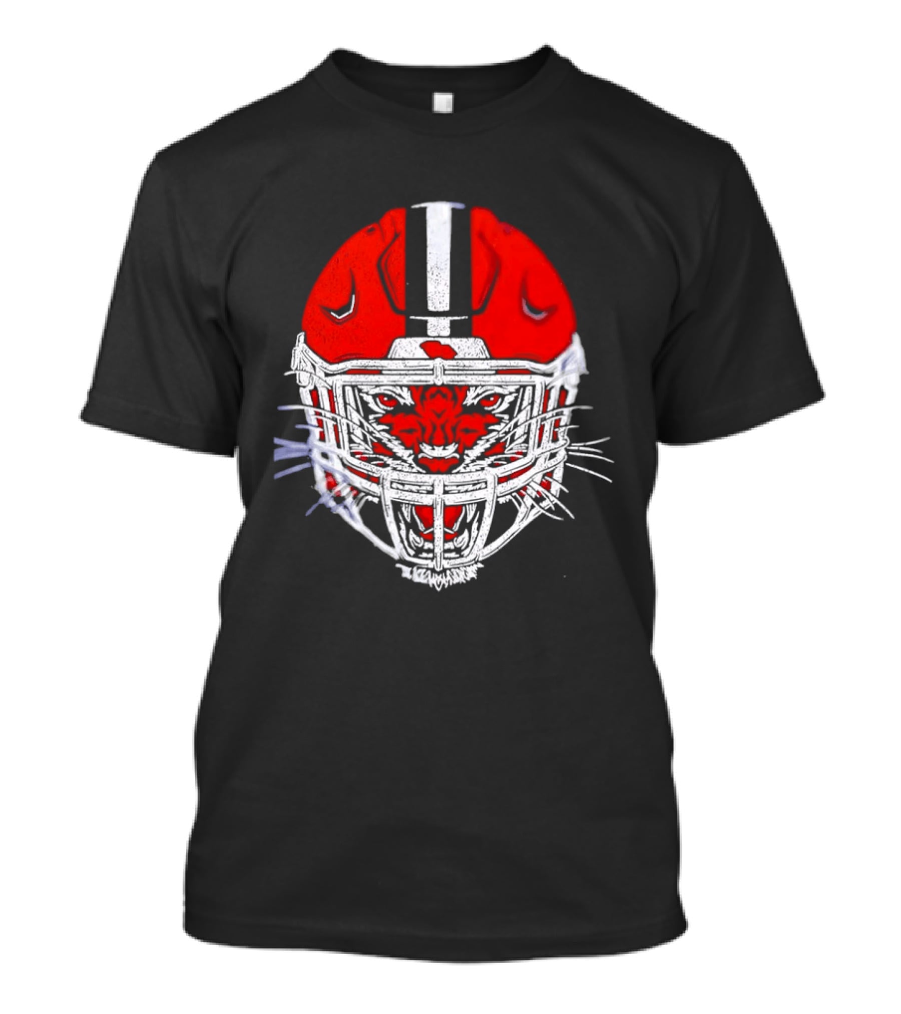 Cincinnati Bengals Tiger Head Football Helmet T-Shirt