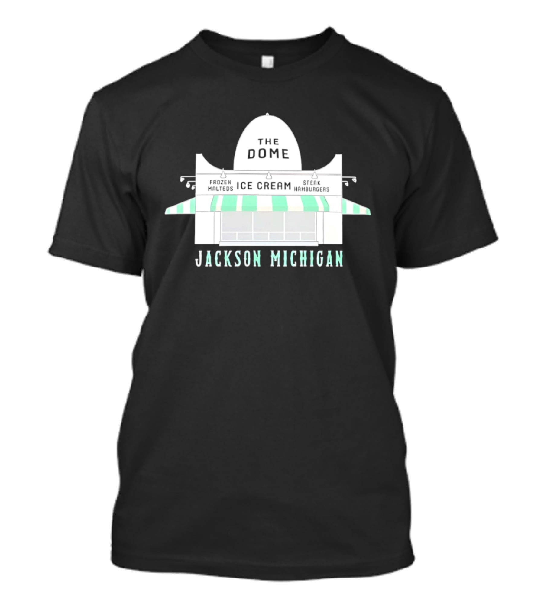 The Dome Ice Cream Shop Jackson Michigan T-Shirt