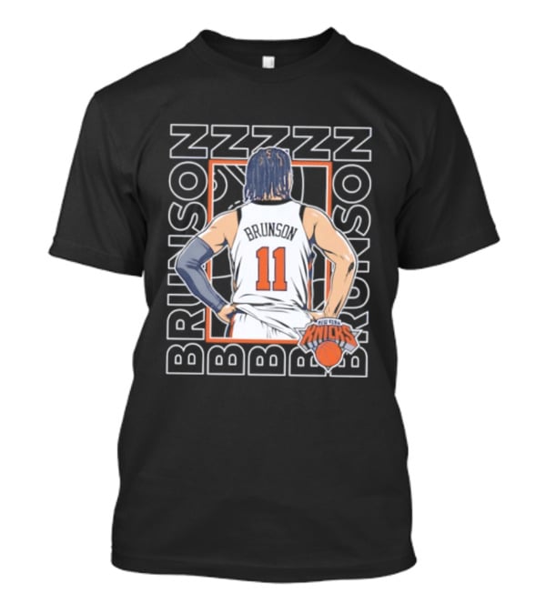 Jalen Brunson New York Knicks ZZZ ZZZ 11 Basketball Star T-Shirt