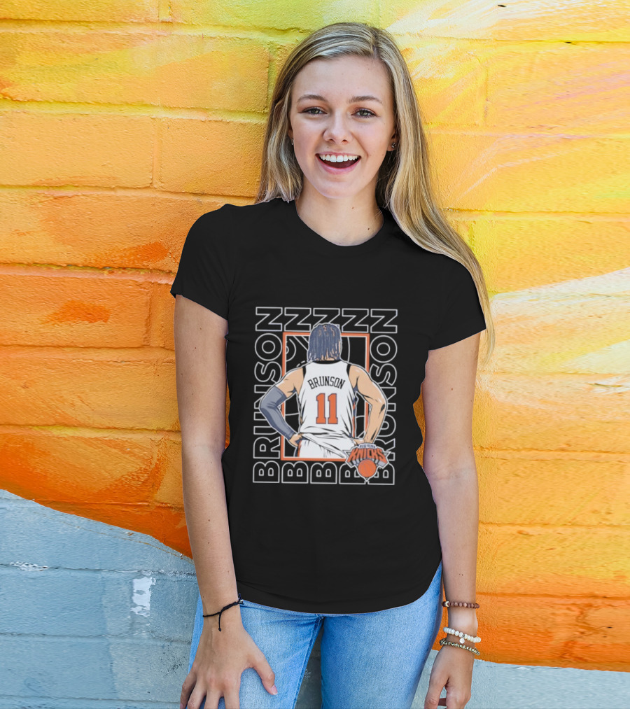Jalen Brunson New York Knicks ZZZ ZZZ 11 Basketball Star T-Shirt