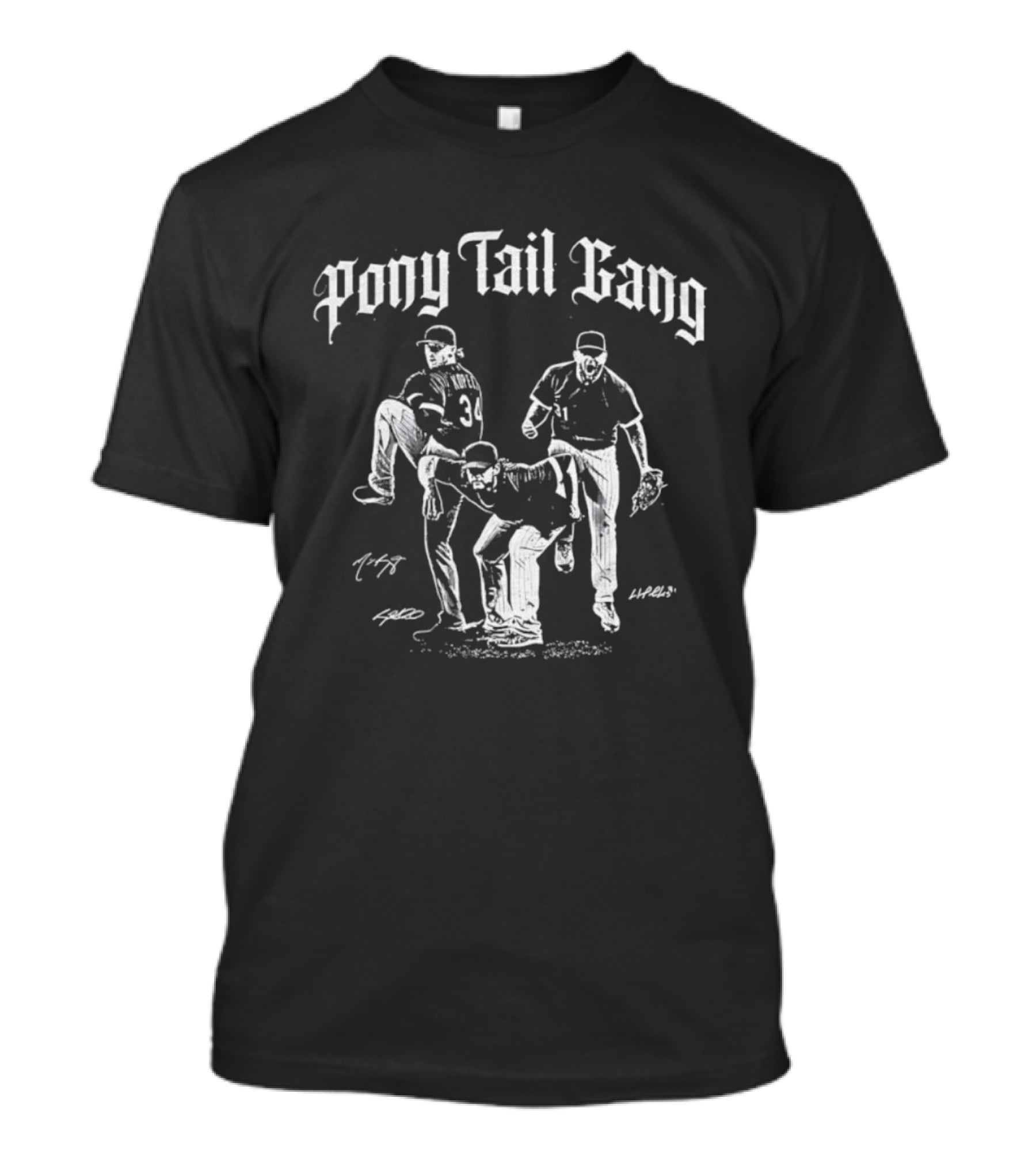 Pony Tail Gang Liam Hendriks Michael Kopech Craig Kimbrel Southside Players T-Shirt