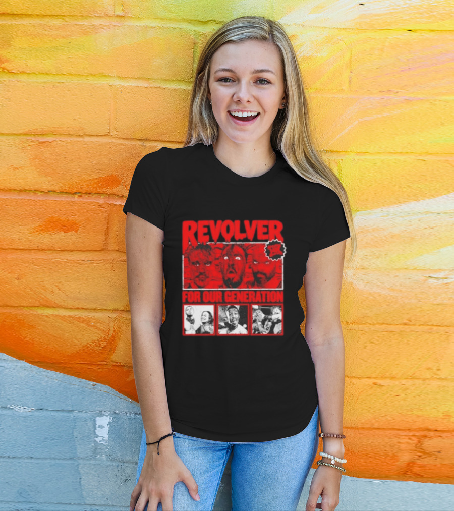 Revolver Horror Faces For Our Generation T-Shirt