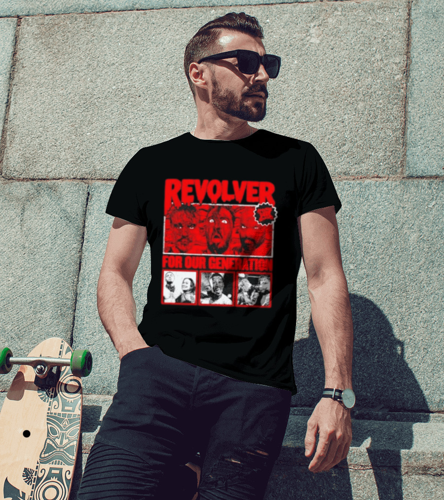 Revolver Horror Faces For Our Generation T-Shirt