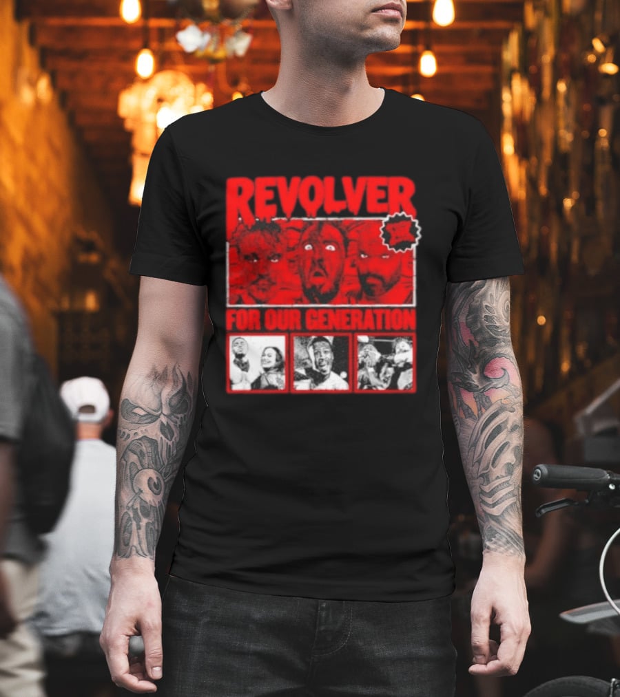 Revolver Horror Faces For Our Generation T-Shirt