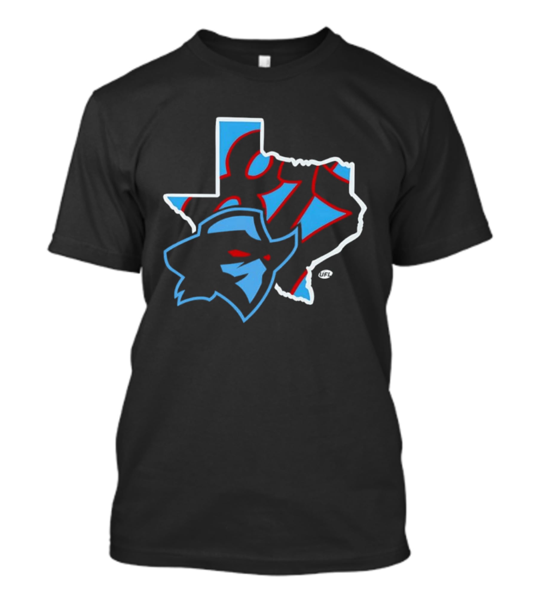 San Antonio Brahmas Texas United Football Team Logo Map T-Shirt