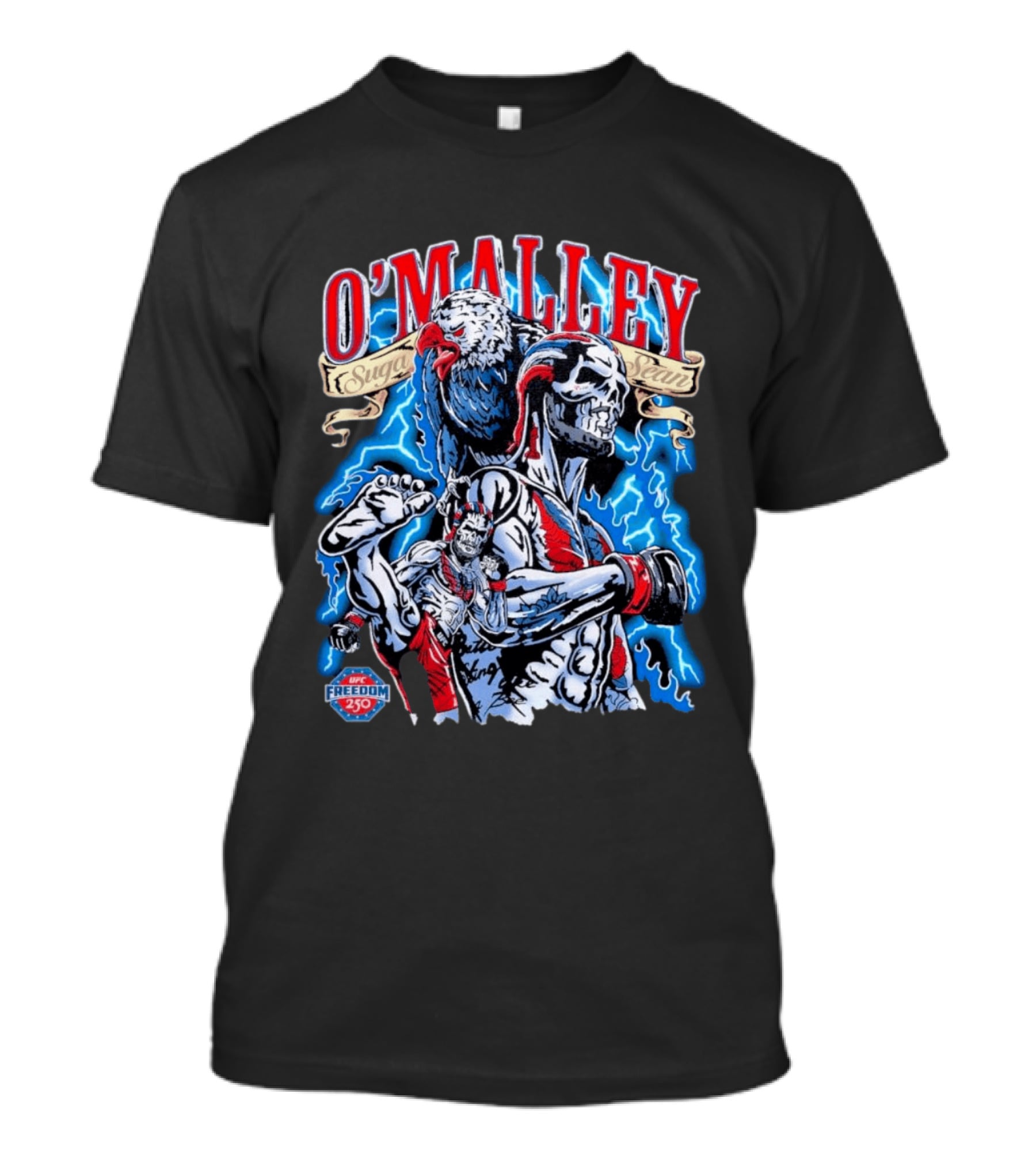 Sean O'Malley Suga Sean UFC Freedom 250 Warren Lotas T-Shirt
