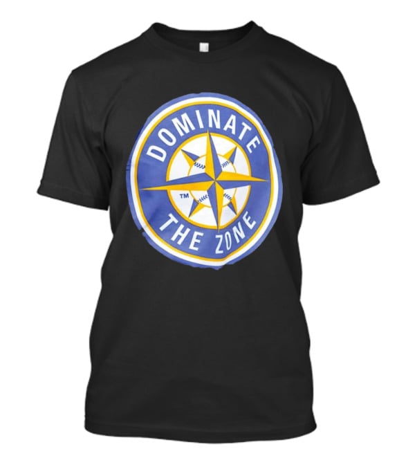 Seattle Mariners Dominate The Zone Compass Baseball Star T-Shirt