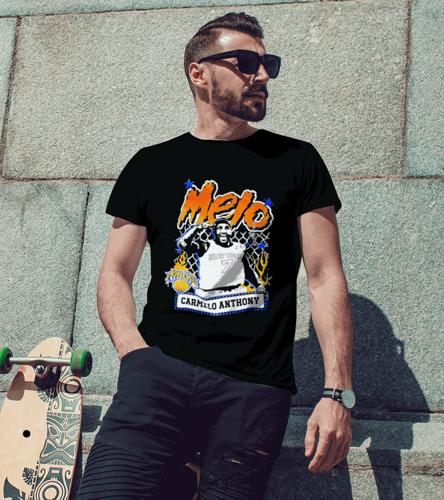 Melo Carmelo Anthony New York Knicks Basketball Star T-Shirt