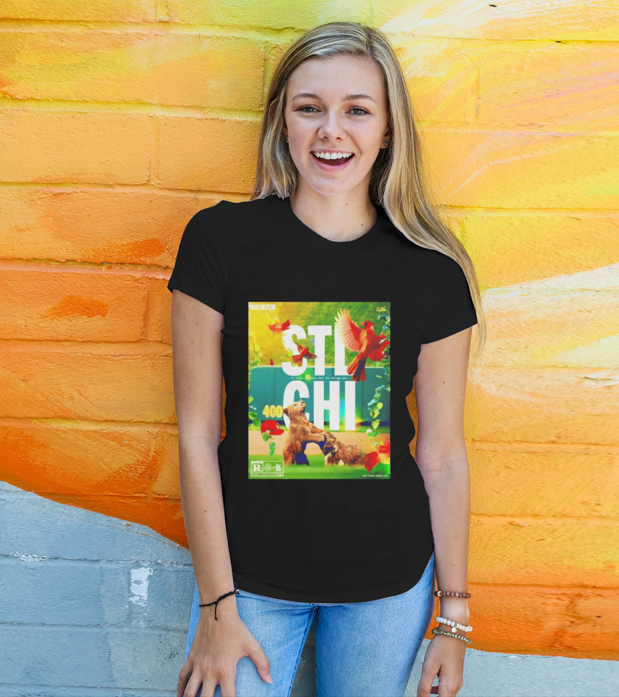 STL CHI St Louis Cardinals Vs Chicago Cubs 400 Stadium Rivalry 9 25 31 T-Shirt