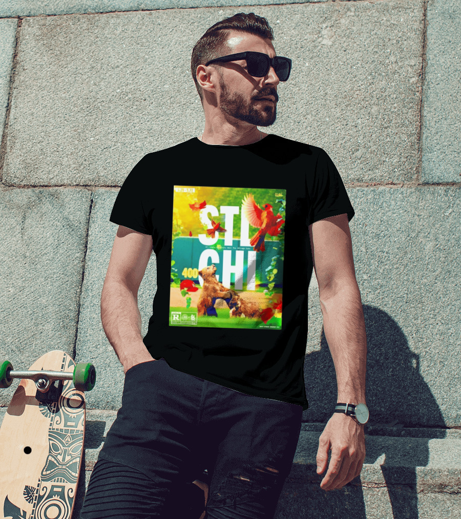 STL CHI St Louis Cardinals Vs Chicago Cubs 400 Stadium Rivalry 9 25 31 T-Shirt