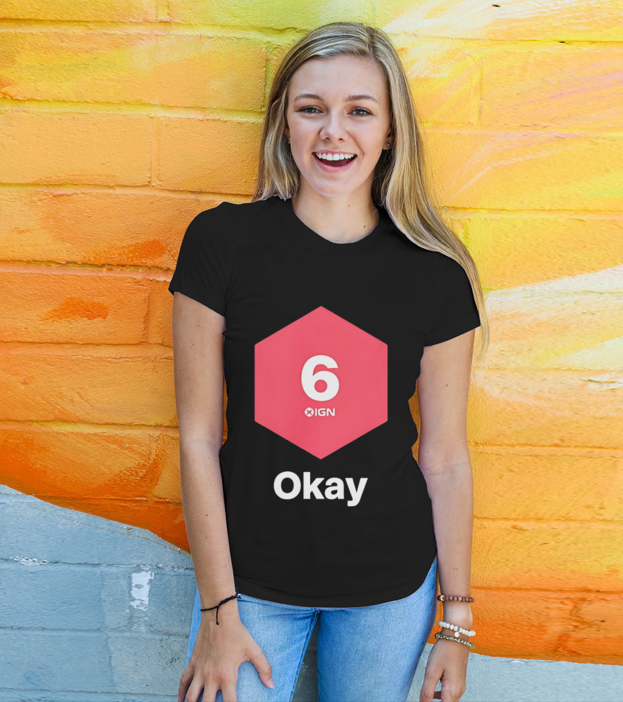 IGN Gaming Review Meme Culture 6 Okay Rating T-Shirt
