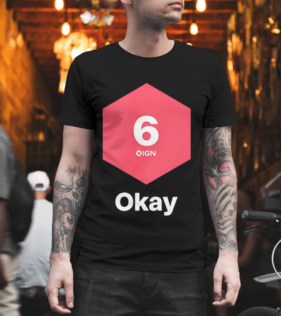 IGN Gaming Review Meme Culture 6 Okay Rating T-Shirt