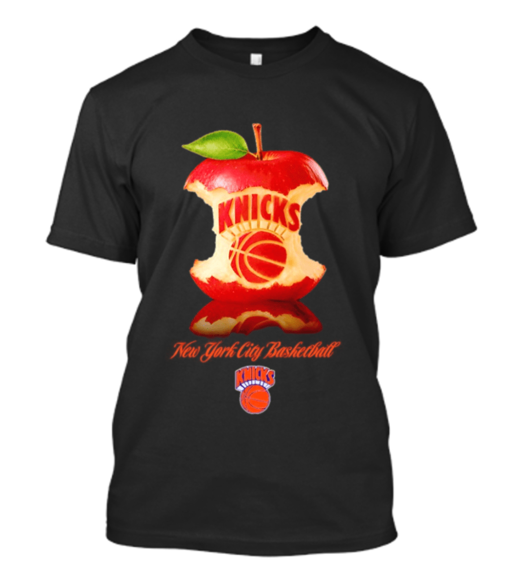 New York Knicks Big Apple Basketball NYC T-Shirt