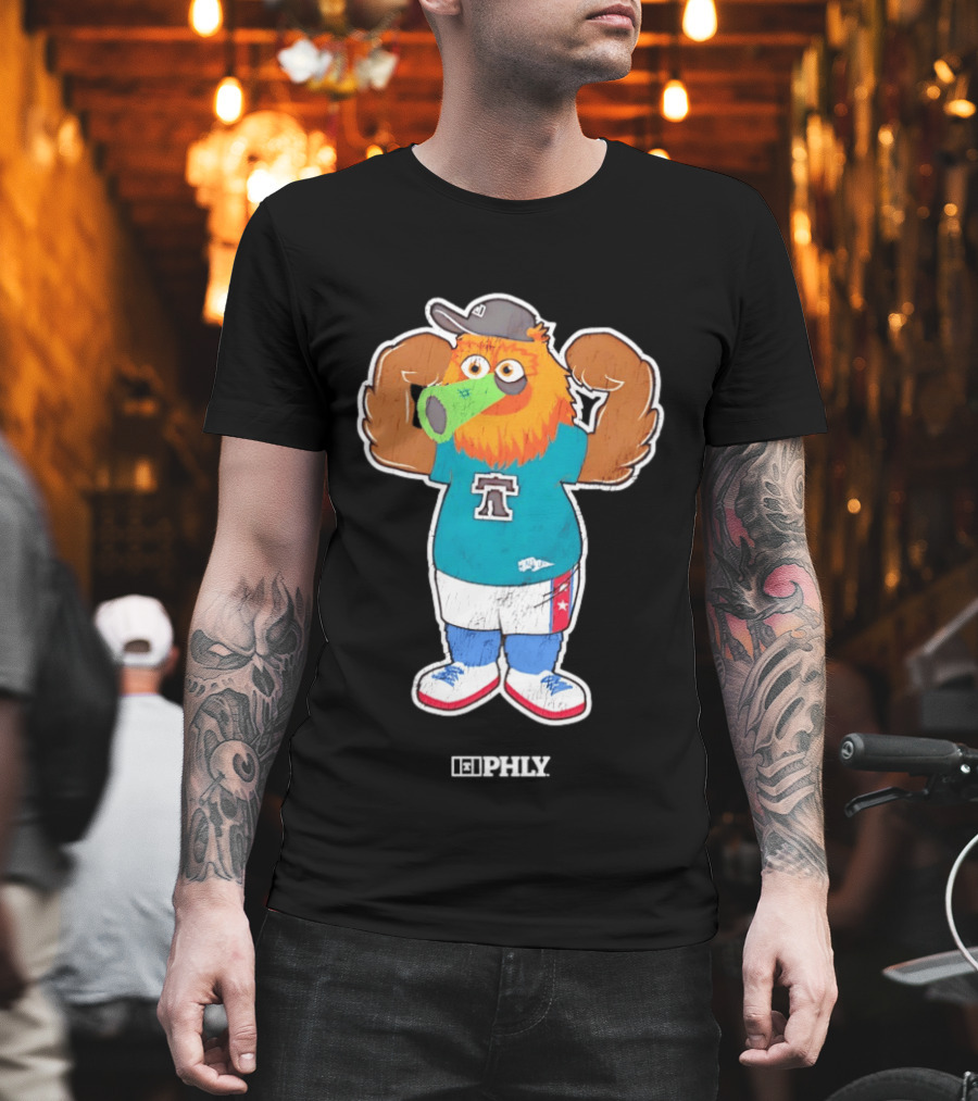 Phillie Phanatic Peashooter Phillies Eagles Plants Vs Zombies Mashup PHLY Fan T-Shirt