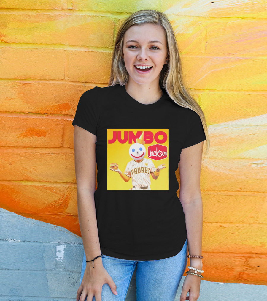 San Diego Padres MLB Jumbo Jack Jackson Collaboration T-Shirt