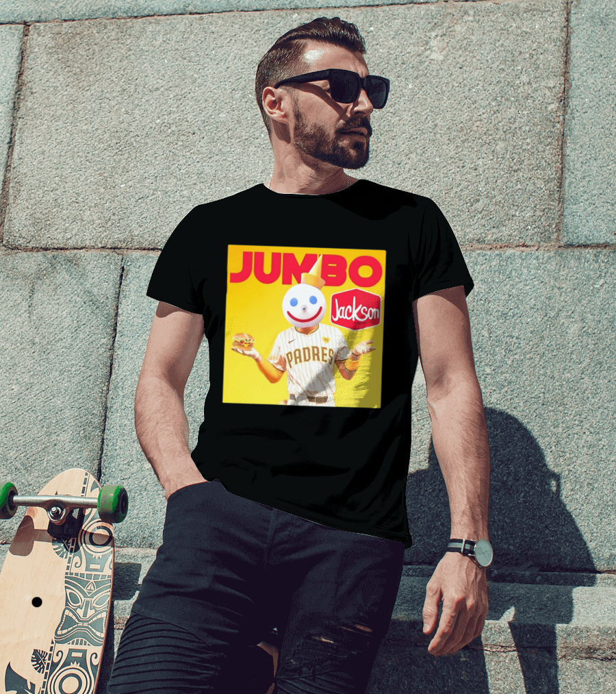San Diego Padres MLB Jumbo Jack Jackson Collaboration T-Shirt