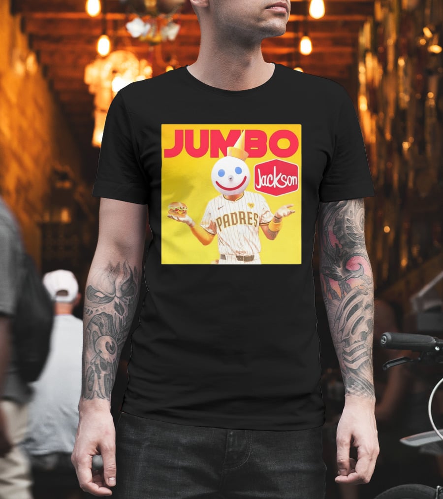 San Diego Padres MLB Jumbo Jack Jackson Collaboration T-Shirt