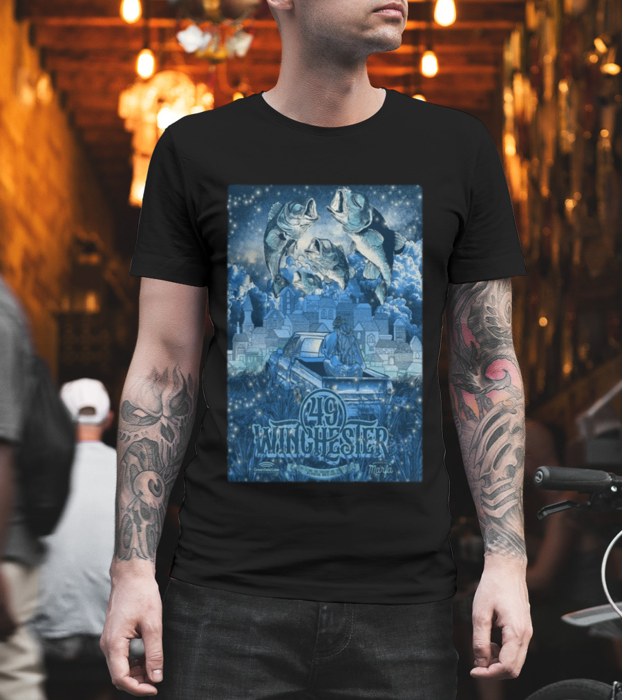49 Winchester Concert June 02 2026 Wilmington NC Marfa T-Shirt