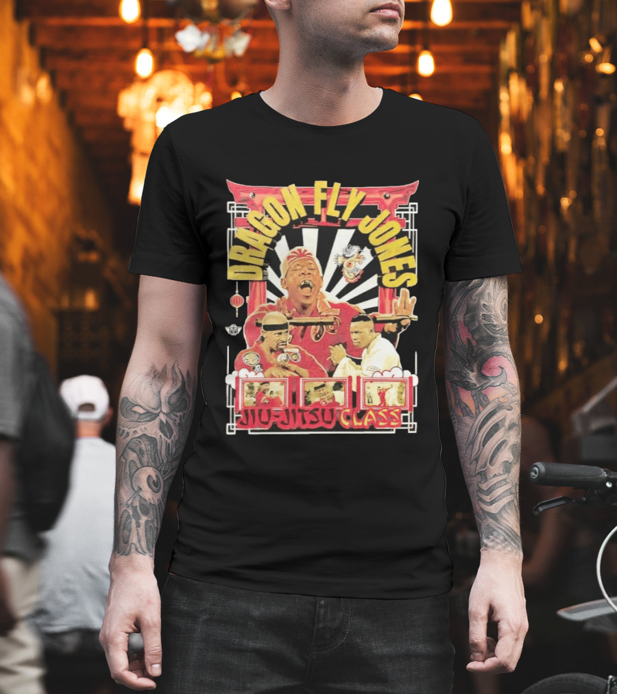 Dragon Fly Jones Jiu Jitsu Class Martial Arts Comedy 90s T-Shirt