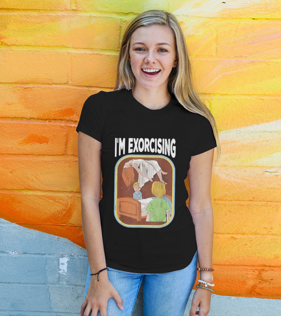 I'm Exorcising NJ Horror Paranormal Child Scene T-Shirt