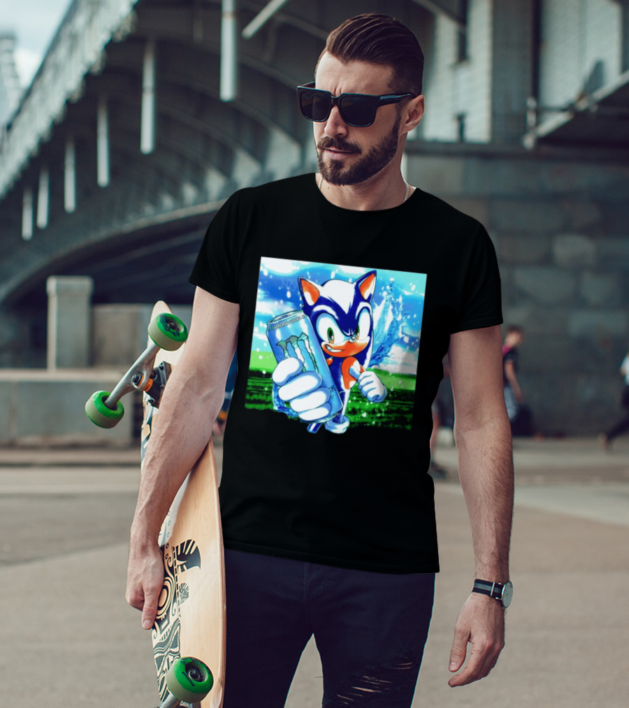 Mamono World Hedgehog Monster Energy T-Shirt